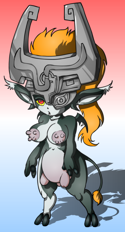 Bat-eared Bovine Babe with Udders – Midna’s Naughty Transformation