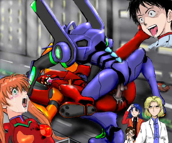 Blushing Asuka – Futanari Mecha Fury: The Mating Press