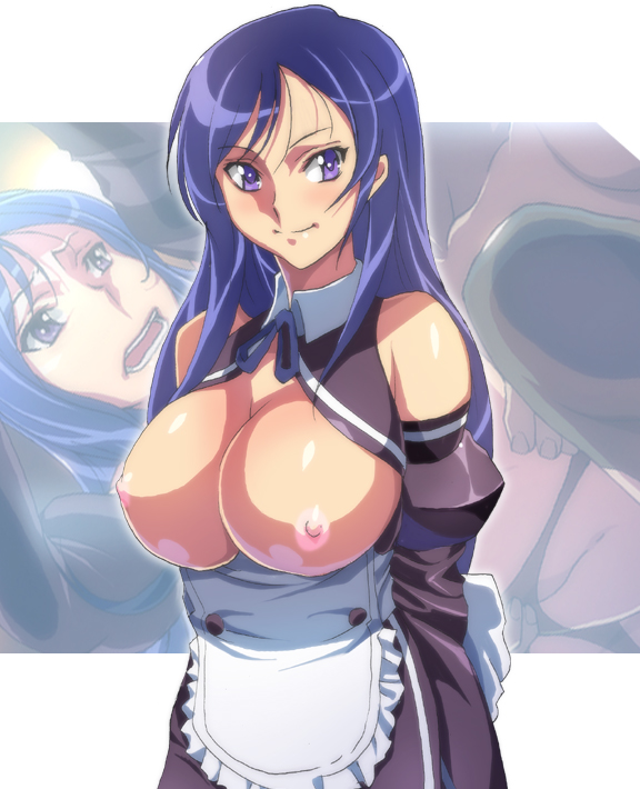 Blushing Reika’s Large Breasts in Club C