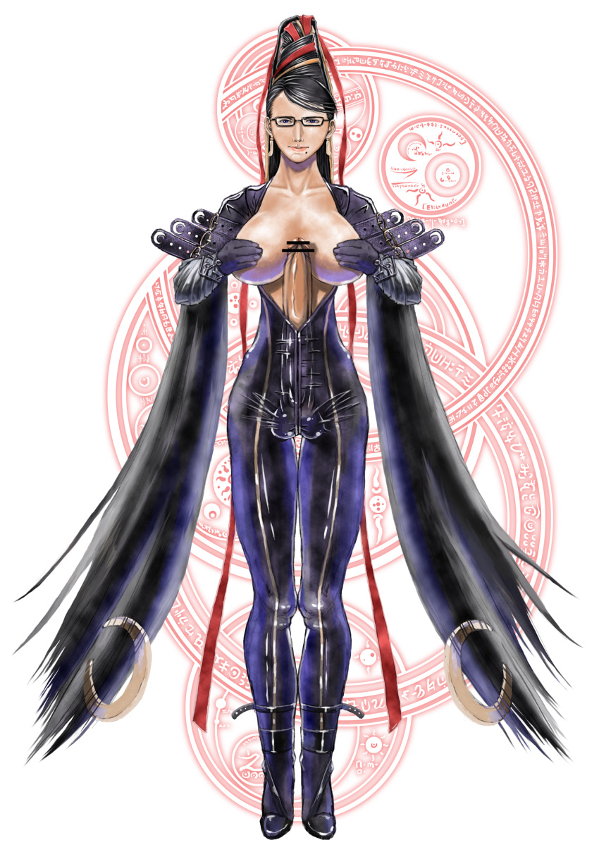 Bayonetta’s Futa Desires – Busty Futanari Bayonetta and her Cum-filled Pockets