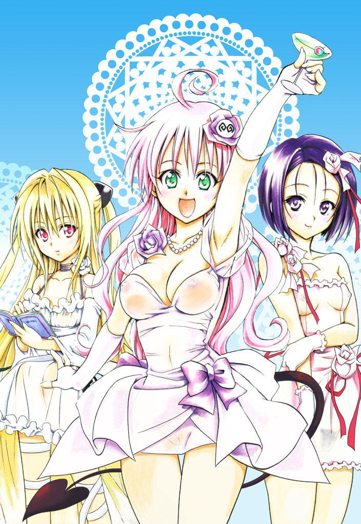 Blonde, Blue, and Pink: The Devilish Love of Konjiki no Yami’s 3 Girls